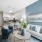 Open concept living room into kitchen in apartments at The Laurent at Carolina Forest